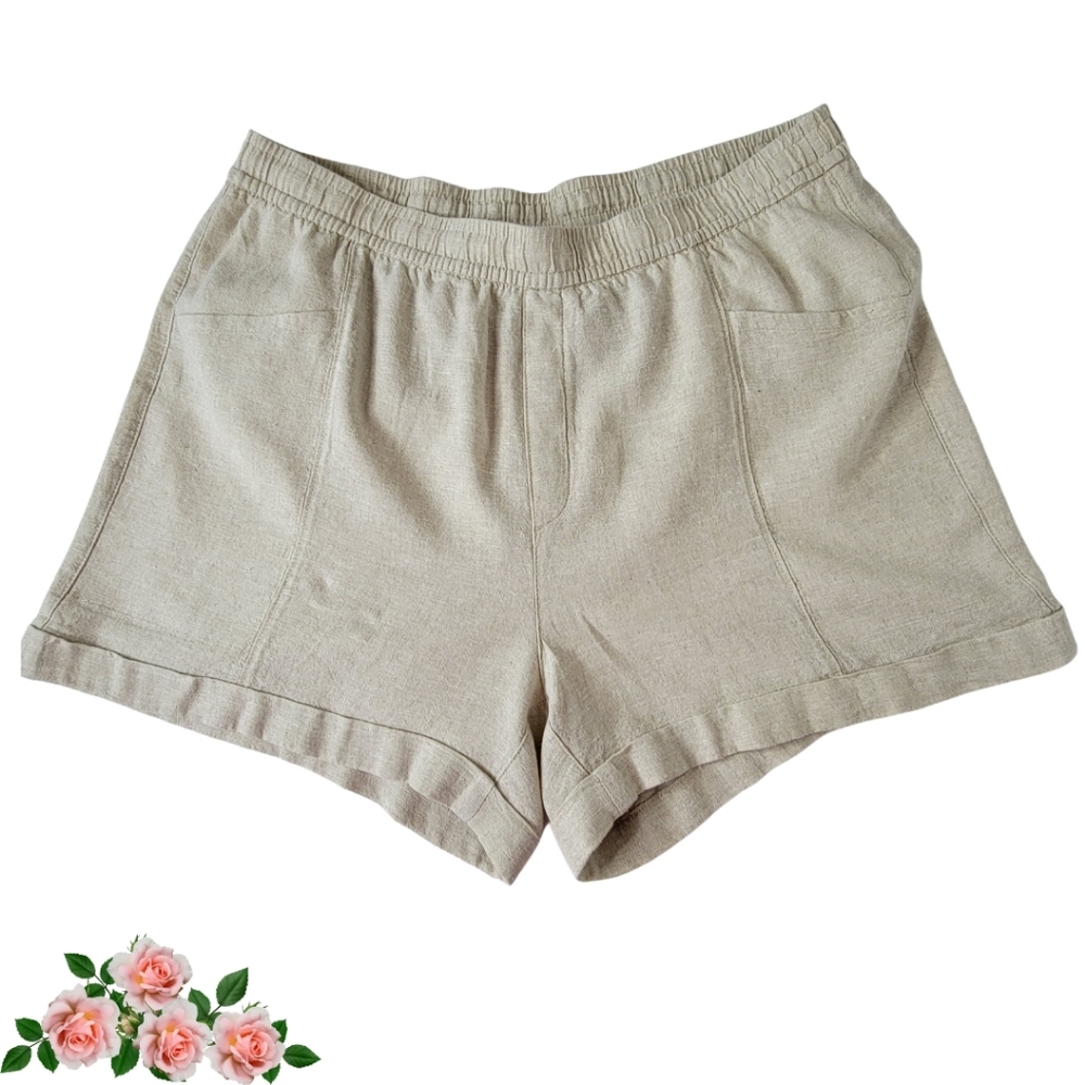 Old Navy Women's High Waist Shorts - Beige